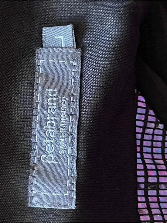 Betabrand Metallic Silver Wrap Maxi Dress - Picture 6 of 6